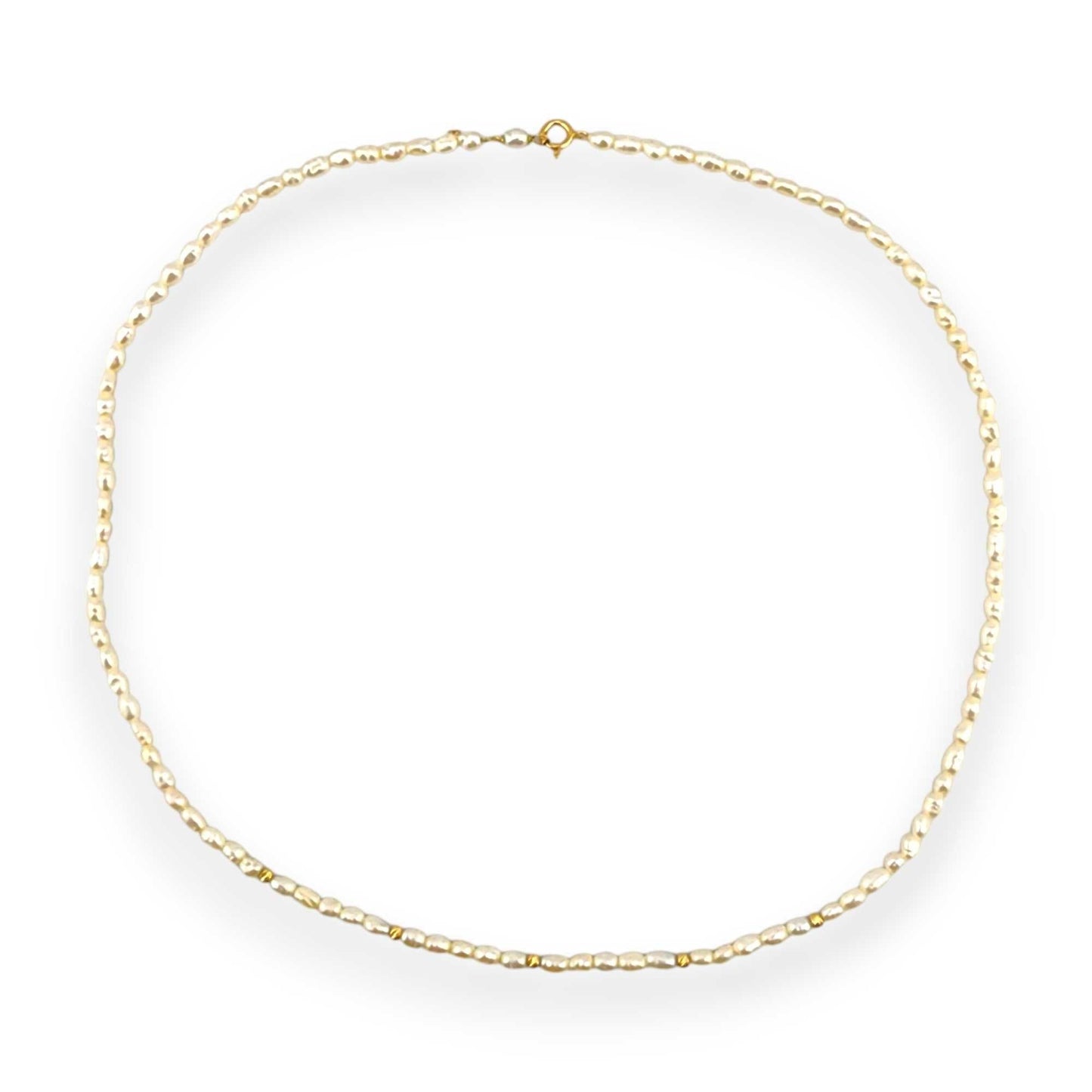18K GOLD PEARL CHOKER