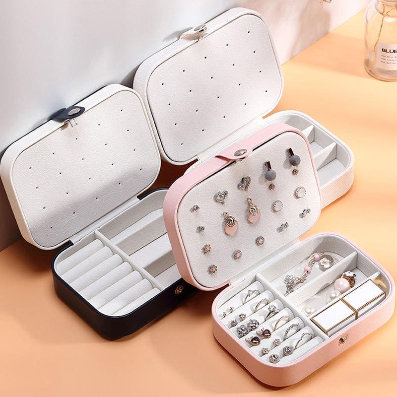 TRAVEL JEWELRY STORAGE BOX - MEDIUM